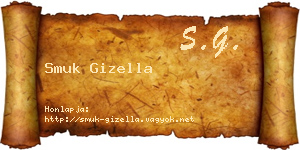 Smuk Gizella névjegykártya